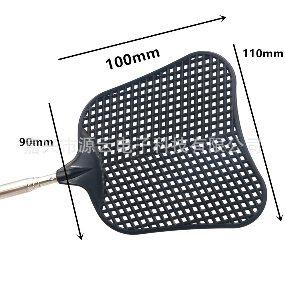 Quality can be fixed LOGO creative telescopic fly swatter mosquito swatter durable plastic mesh manual fly repellent mosquito swatter