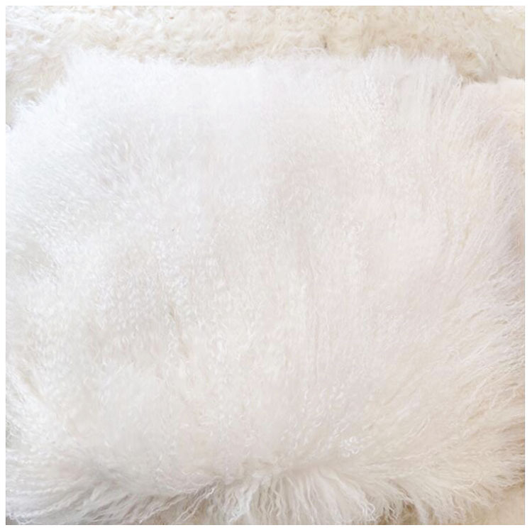 Sheepskin Beach Wool Fur Sofa Seat Genuine Fur Wool Integrated Cushion Beach Wool Furniture Seat Pad Natural