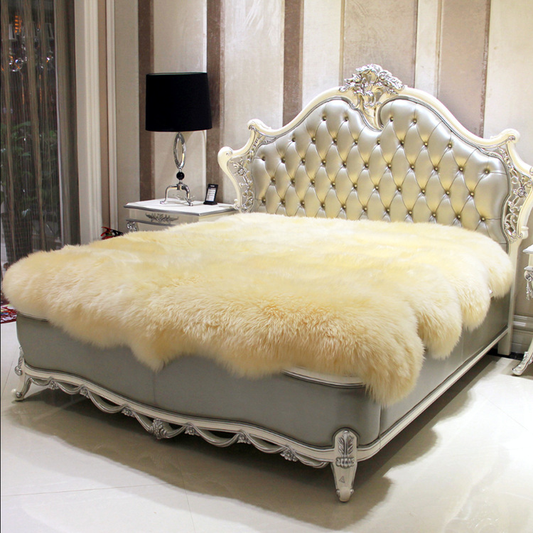 Australian Pure Wool Mattress, Fur Integrated, Warm Bed Mat, Whole Wool Carpet, Available in Various Sizes, Thick and Soft