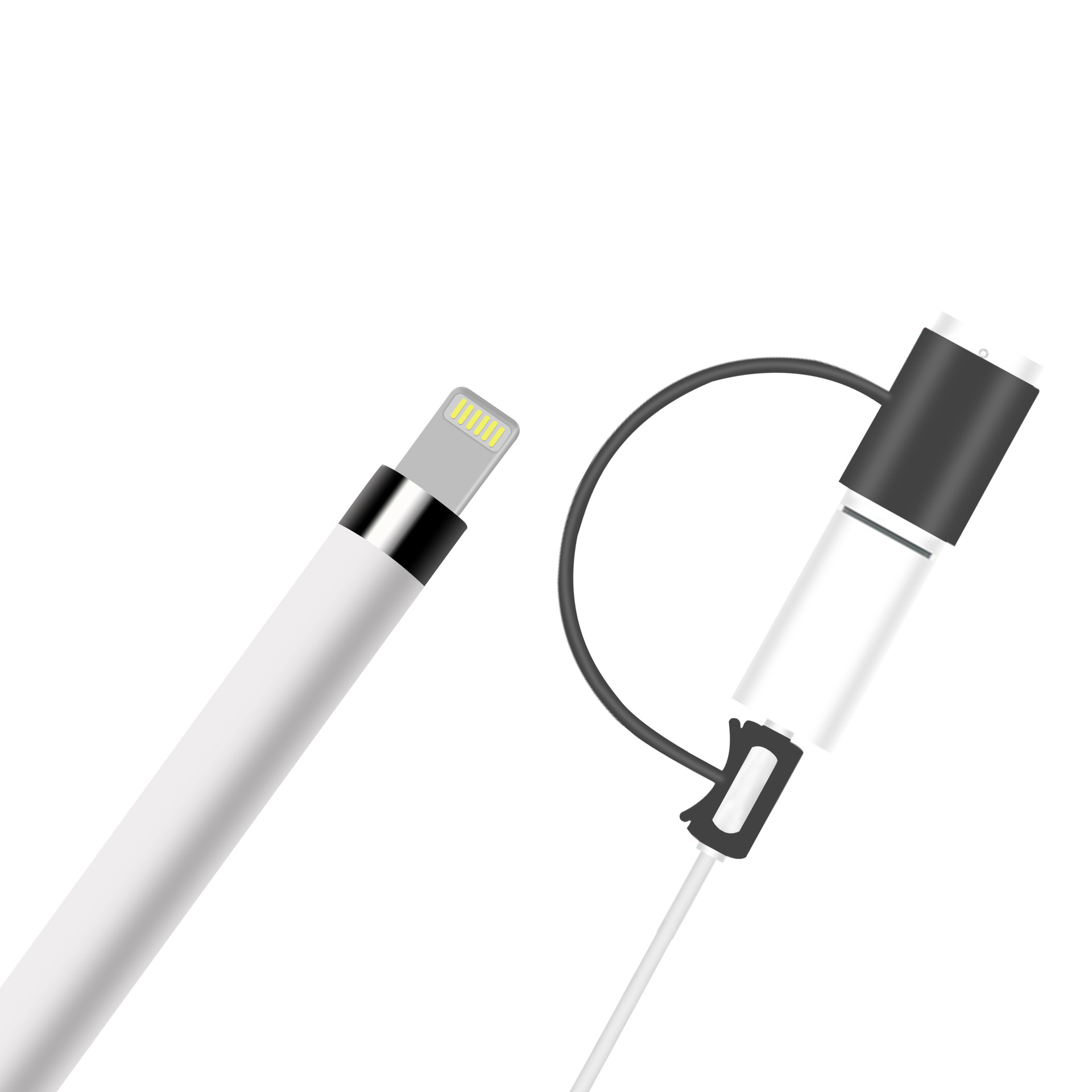 Suitable for Apple Pencil Adapter, Capacitive Pen, Stylus, Anti-Loss Device, iPad Storage