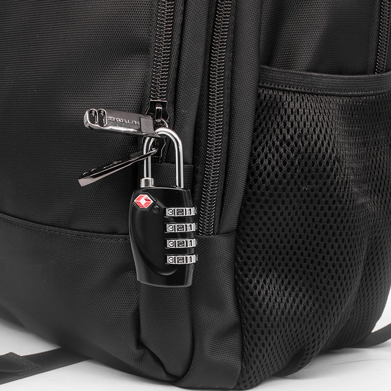 Customs Lock TSA Password Lock Padlock Mini 4-digit Password Lock TSA330 Customs Padlock Black in stock