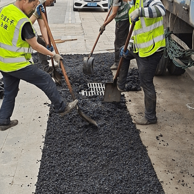 Asphalt Cold Patching Pavement Patching Patch Pothole Repair Bagged Fine Material Road Maintenance Pothole Filling Zhejiang Manufacturer