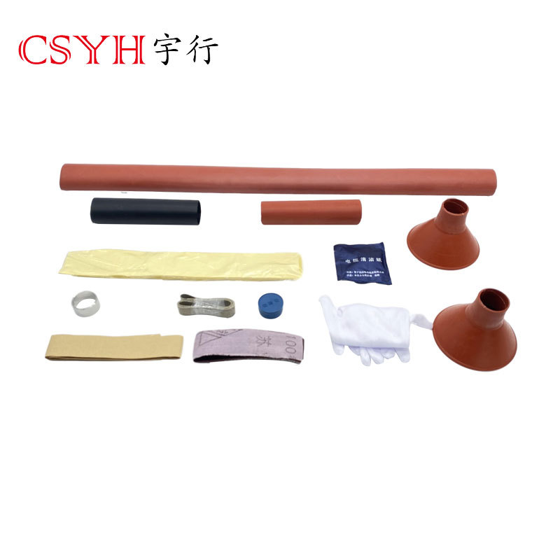 10-35Kv Heat Shrinkable Cable Accessories Terminal Head Three-Core Single-Core Indoor and Outdoor Insulating Sleeve Heat Shrinkable Insulating Terminal