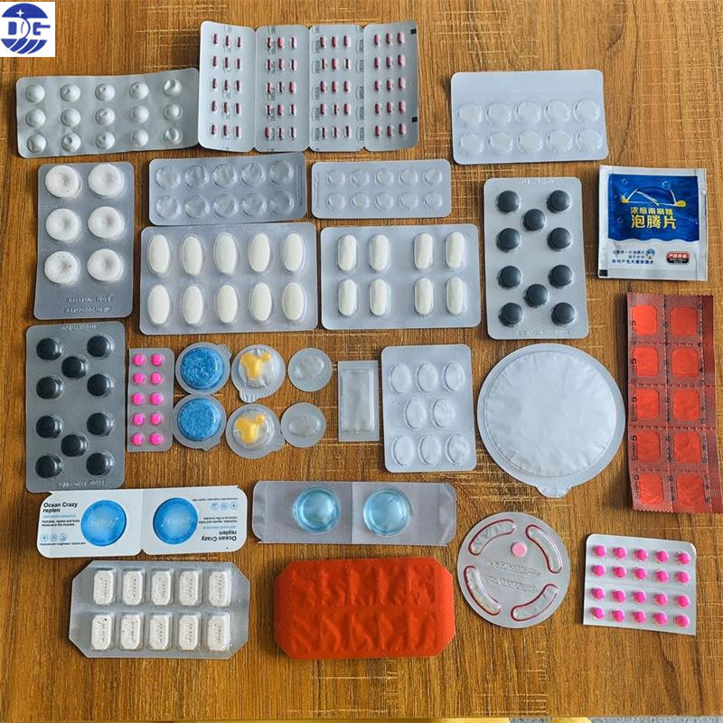 Small Tablet Packing Machine Medicine Packaging Machine Capsule Pressing Machine Single Blister Machine Aluminum Plastic Blister Packing Machine