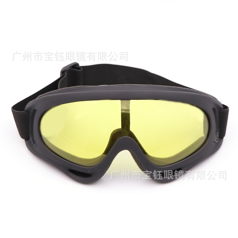 Outdoor goggles riding motorcycle sports goggles X400 sandproof fan tactical equipment ski glasses