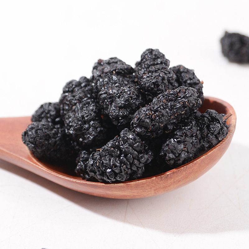 New Arrival Dried Mulberries Wholesale Bulk 500g Dried Black Mulberries Sand-Free Edible Xinjiang No-Wash Mulberries