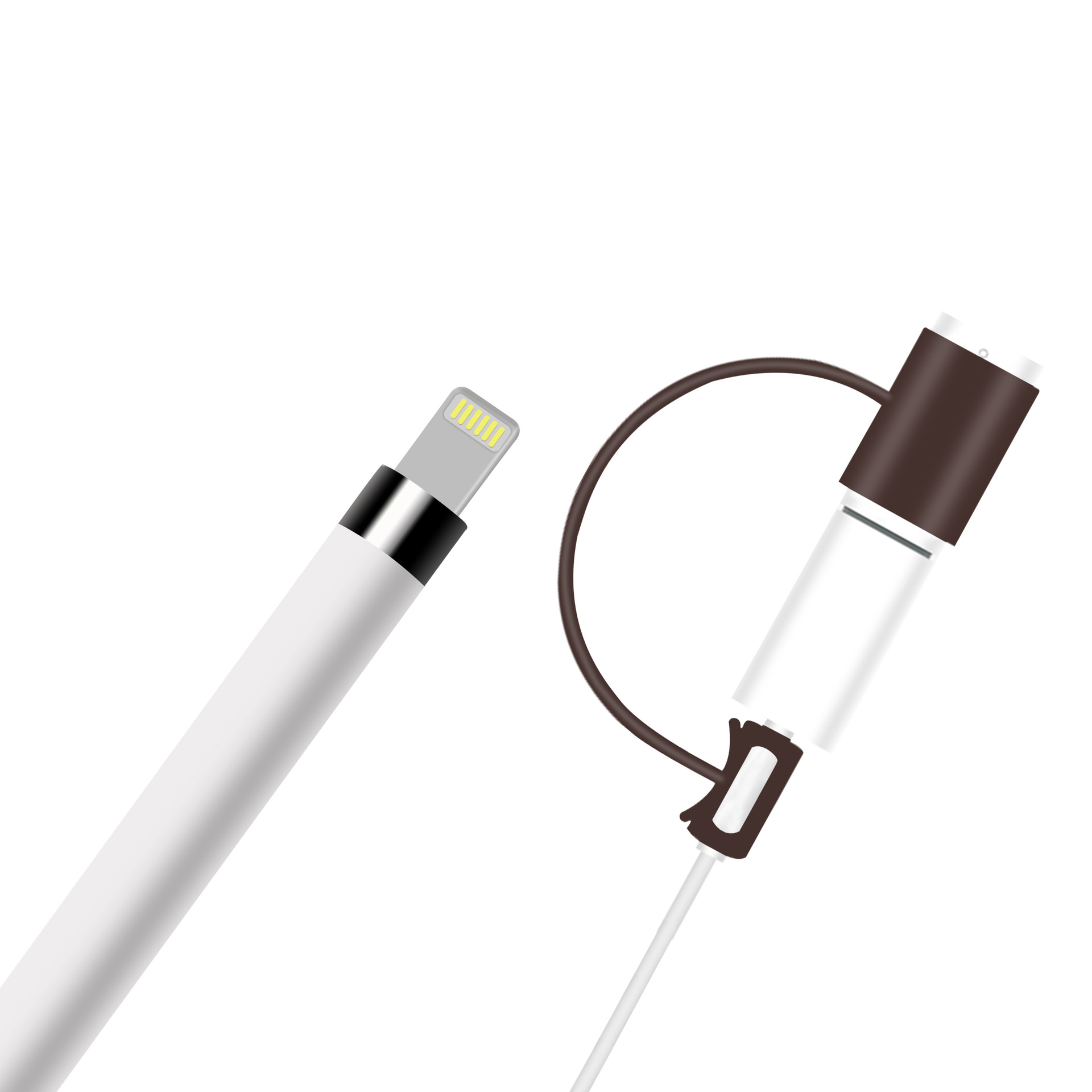 Suitable for Apple Pencil Adapter, Capacitive Pen, Stylus, Anti-Loss Device, iPad Storage