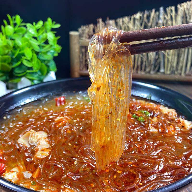 Hot and Sour Noodles, Chongqing Flavor, Hi Chia Home Hot and Sour Noodles, Bagged Instant and Convenient Thin Vermicelli, Exported Fast Food, Internet Celebrity Food
