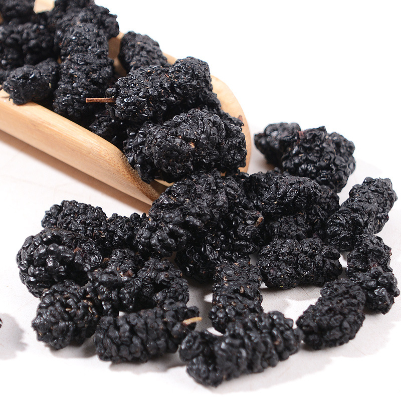 New Arrival Dried Mulberries Wholesale Bulk 500g Dried Black Mulberries Sand-Free Edible Xinjiang No-Wash Mulberries