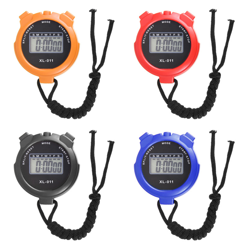 Stopwatch Timer Electronic Stop Watch Two-track Stopwatch Referee Training Fitness Equipment Waterproof Electronic Watch XLJ011