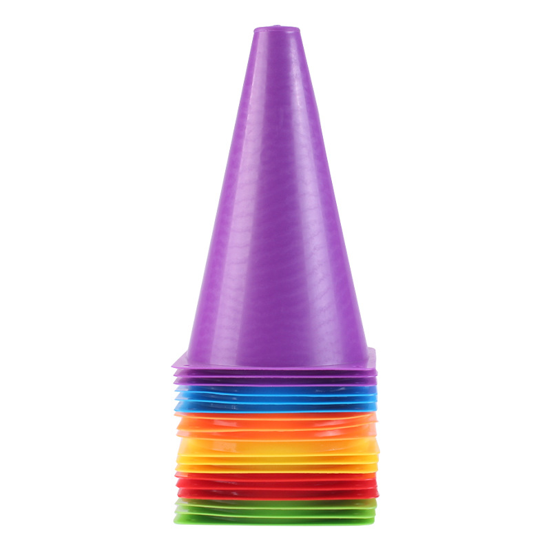 Wholesale 23cm Obstacle Sign Bucket Marker Skeet Frisbee Reflective Road Cone Ice Cake Tube