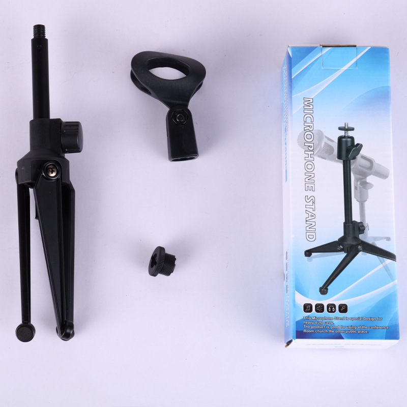 Desktop Stand Microphone Stand Adjustable Stand Tripod Stand Folding Stand Sound Card Live Streaming Stand Foldable
