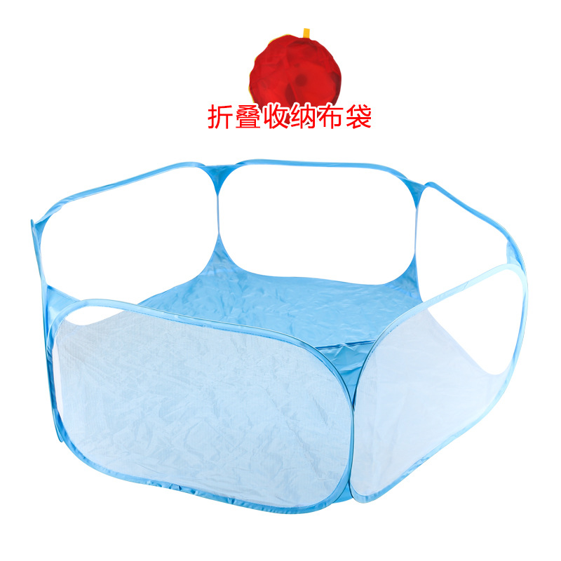 Cross-Border Children's Tent Indoor and Outdoor Playhouse Boys and Girls Tent Easy Folding Six-Sided Mesh Ocean Ball Pool Wholesale