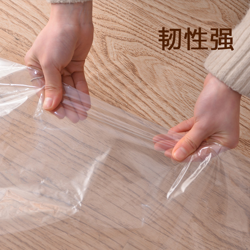 Clothes Dust Bag Transparent Disposable Dust-Proof Hanging Clothes Bag Dry Cleaning Shop Storage Coat Suit Bag Plastic Dust Cover