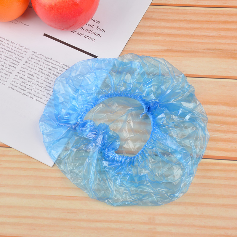 Hotel disposable shower cap strip plastic thickened 100 shower waterproof sauna enlarged hair cap Amazon