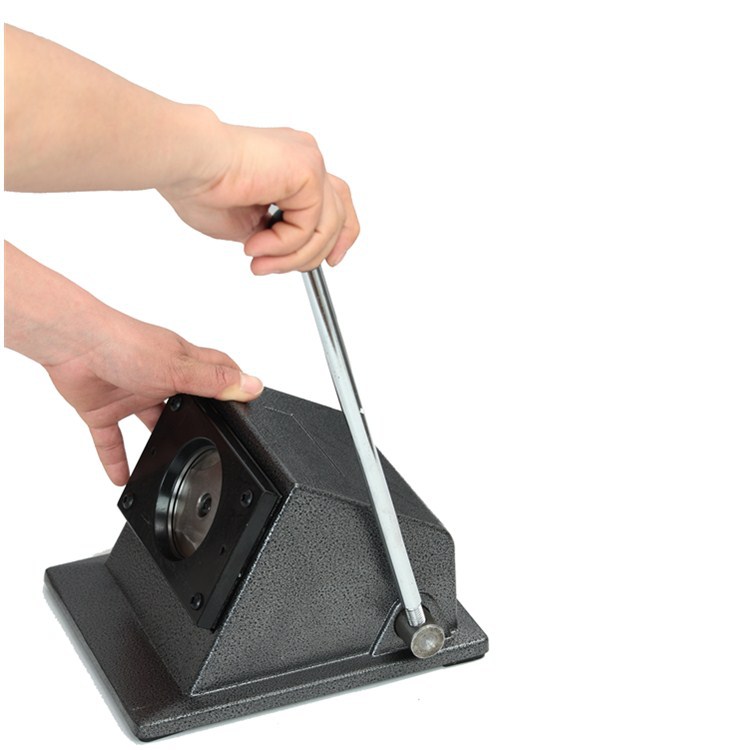 K badge round cutter badge paper cutter breastplate yum card cutting machine picture round paper cutter vise machine