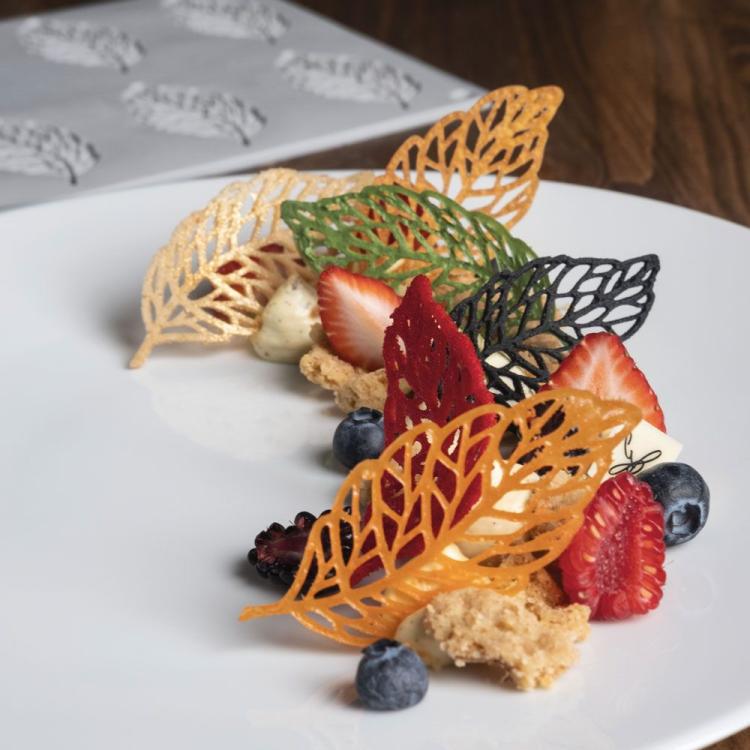 Cross-Border Fcm Multi-Connected Coral Branches and Leaves Fondant Lace Mat Cake Silicone Mold Chocolate Baking Tools