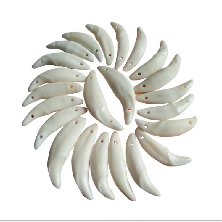 Linglong Pavilion Black Dog Teeth Jewelry Baby Braided Children Dog Teeth Bracelet Handmade Braided Handmade diy Accessories Dog Teeth