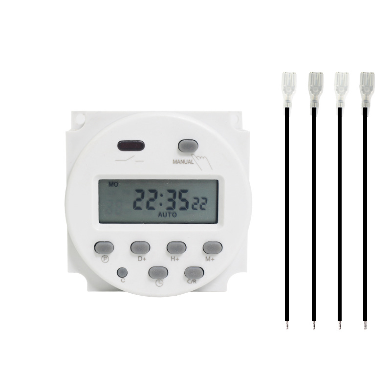 Factory Direct Sales 12V24V220V Timed Power-Off Cycle Switch On-Off Time Cn101A Small Timer