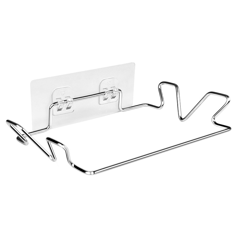 Stainless Steel Garbage Rack Household Garbage Bag Bracket Kitchen Garbage Rack Garbage Bag Hanger Punch-Free Garbage Bag Rack