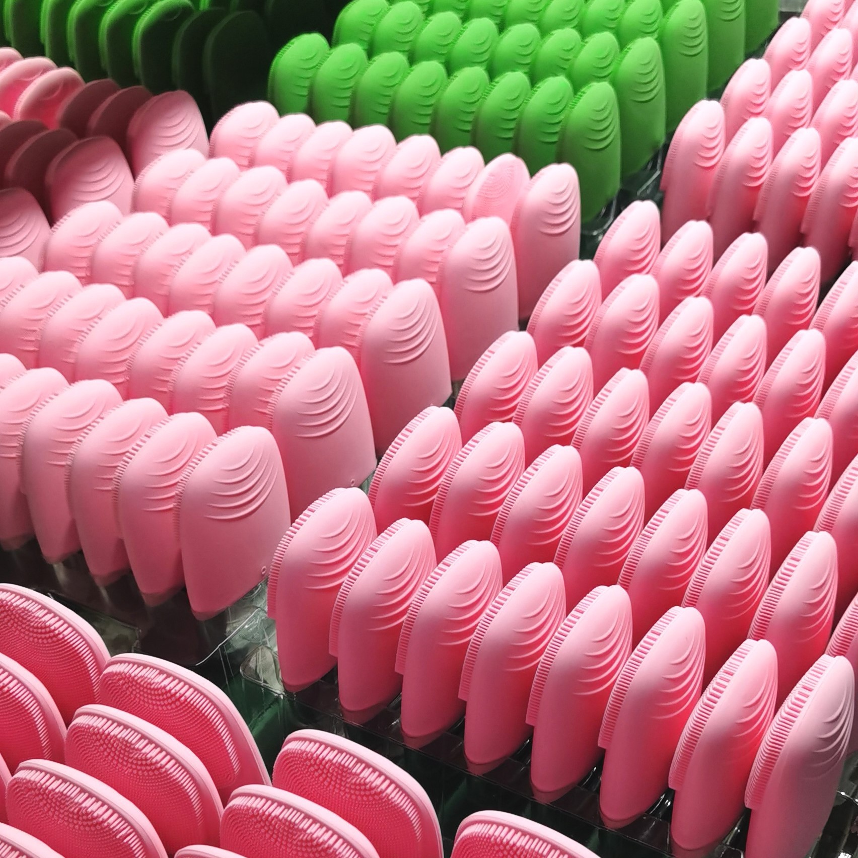 New square charging silicone facial cleanser electric facial cleanser cross-border ultrasonic facial import massage beauty