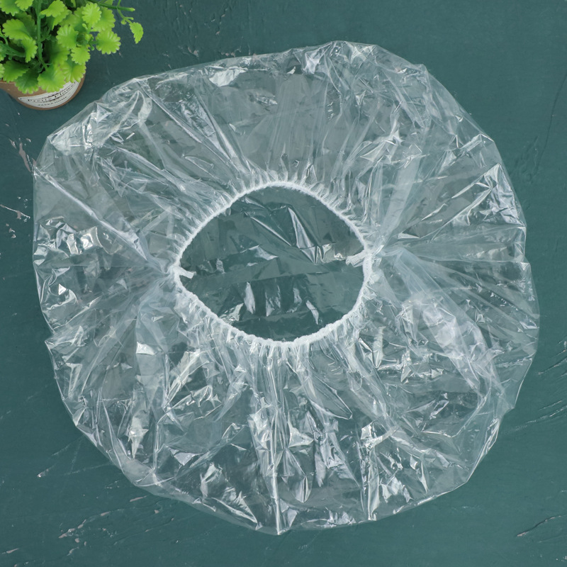 Disposable shower cap hotel room bag thickened shower cap beauty salon hair dye cap dustproof oil waterproof