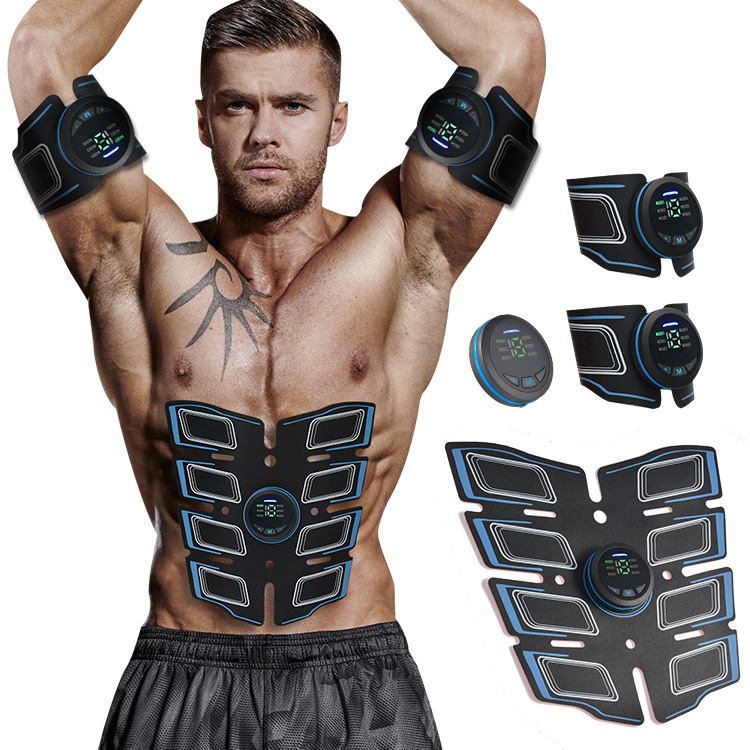 EMS Fitness Instrument Abdominal Muscle Training Abdominal Muscle Stimulator Fitness Belt Abdominal Muscle Sticker Home Fitness Equipment