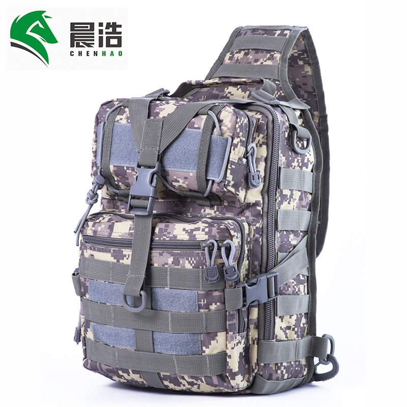 Chenhao Explosive Big Saddle Bag Waterproof Oxford Cloth Camo Photography Crossbody Bag Outdoor Single Shoulder Tactical Extra Large Chest Bag