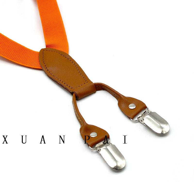 Spot children 2.5cm fashion Y 3 clip elastic strap clip men's and women's baby suspenders factory direct sales