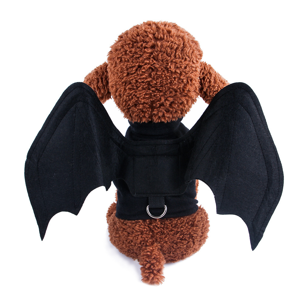 New pet clothes Halloween creative cat dog bat wings change clothing