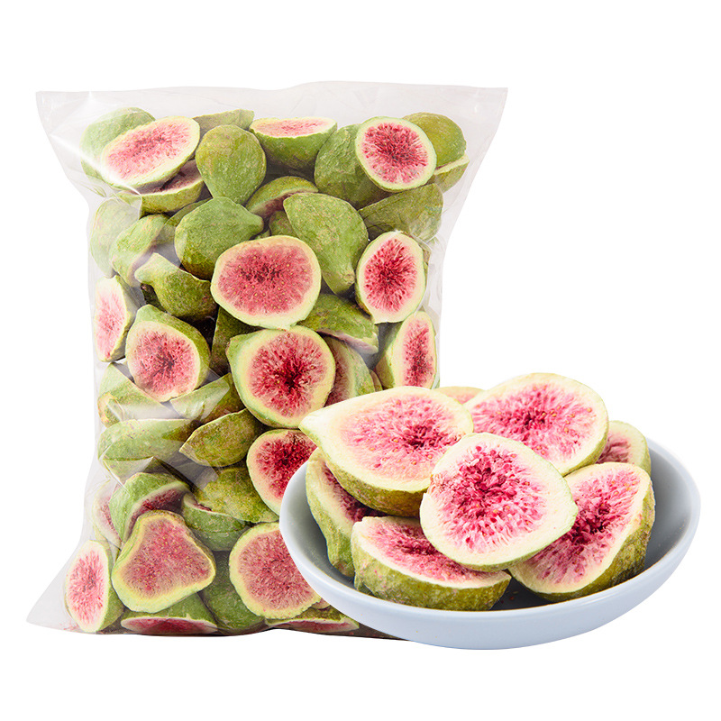 Delicious Big Bag Freeze-Dried Fig Ready-To-Eat Fruit Crisp Extra Large 250g Dehydrated Dried Fig Bulk Snack Batch