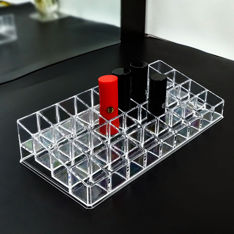 Полка для помады Nazhu с несколькими ячейками, ящик для хранения косметики, 36 ячеек, прямая продажа с завода