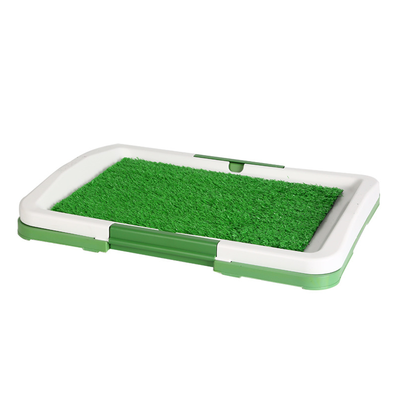 in stock wholesale pet flat dog toilet grid with lawn free disassembly dog potty pet supplies