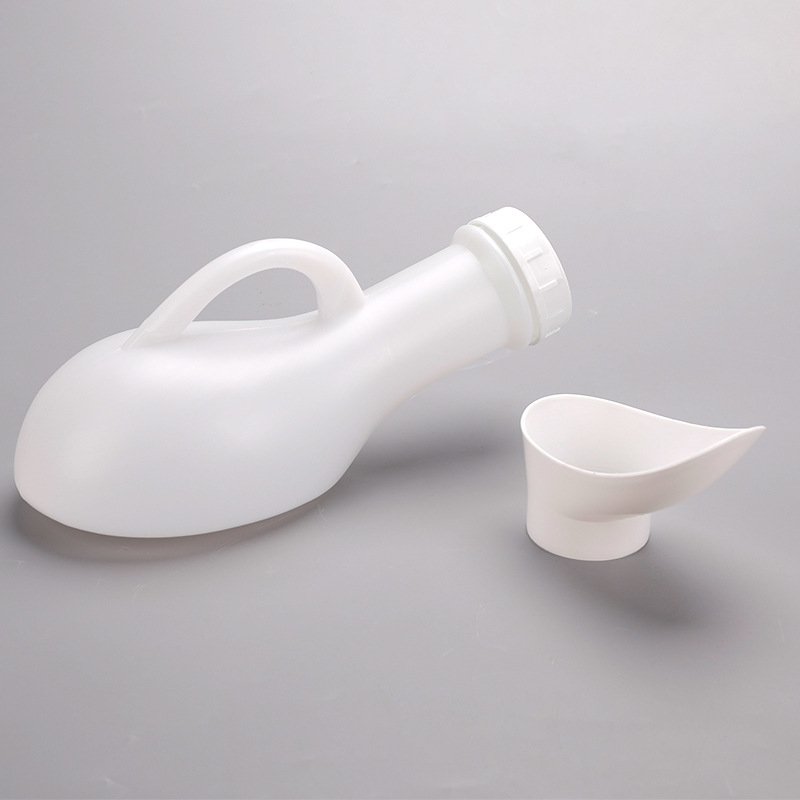 1000ML Male Urinal Medical Plastic Urinal with Cover Elderly Urinal Factory Wholesale
