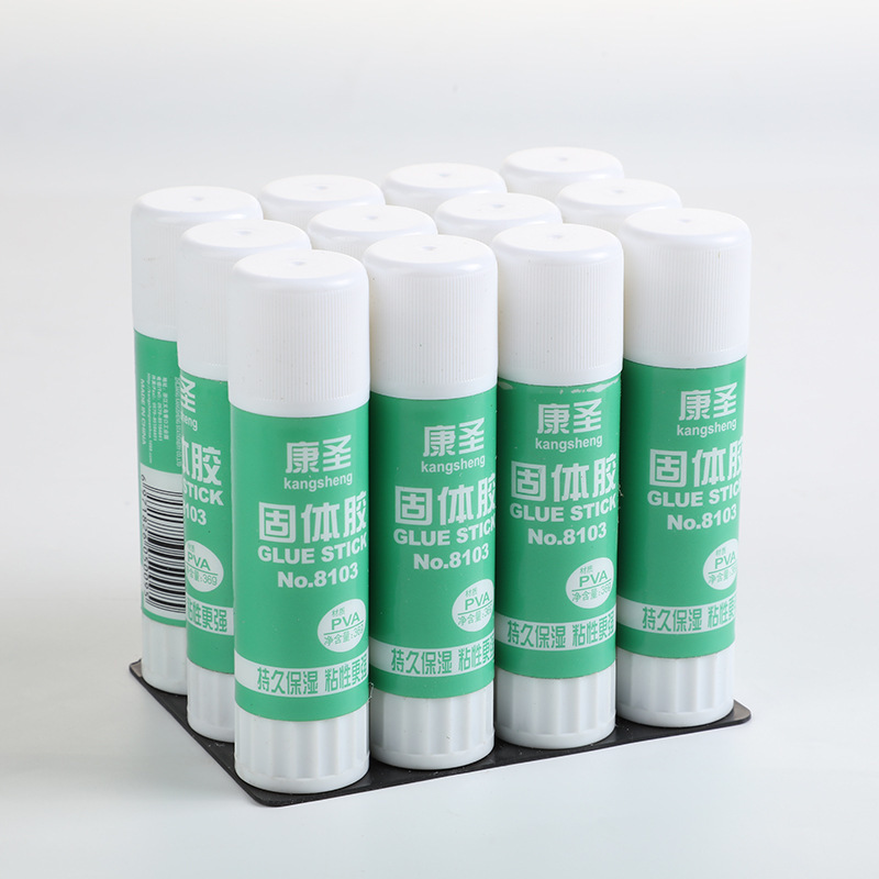 Factory direct supply student office glue stick high viscosity 9G glue stick children's handmade white high viscosity glue stick 9g