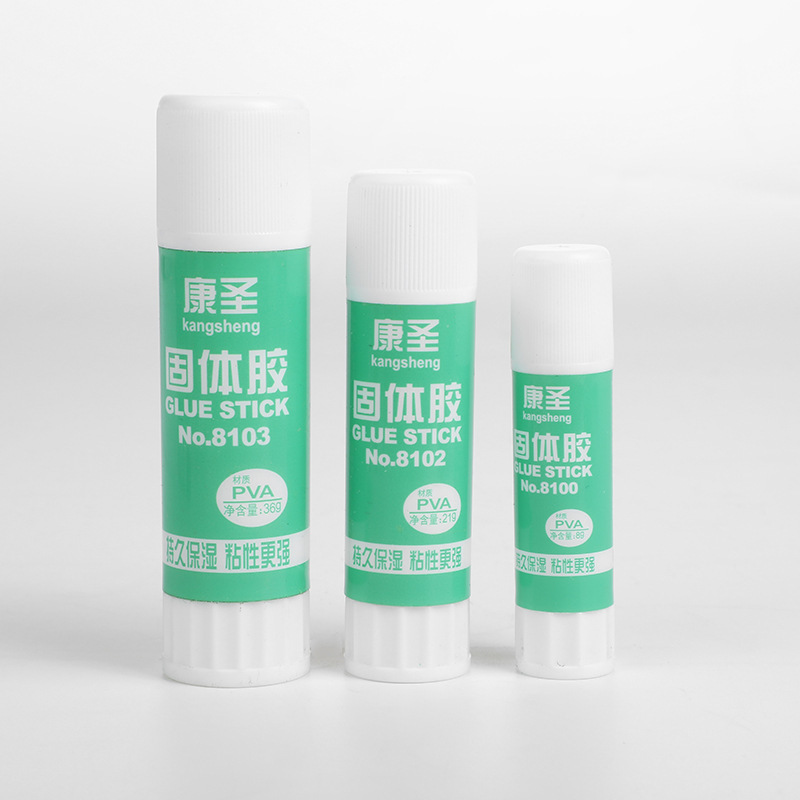 Factory direct supply student office glue stick high viscosity 9G glue stick children's handmade white high viscosity glue stick 9g