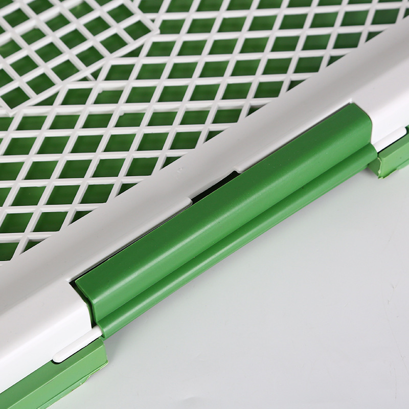 in stock wholesale pet flat dog toilet grid with lawn free disassembly dog potty pet supplies