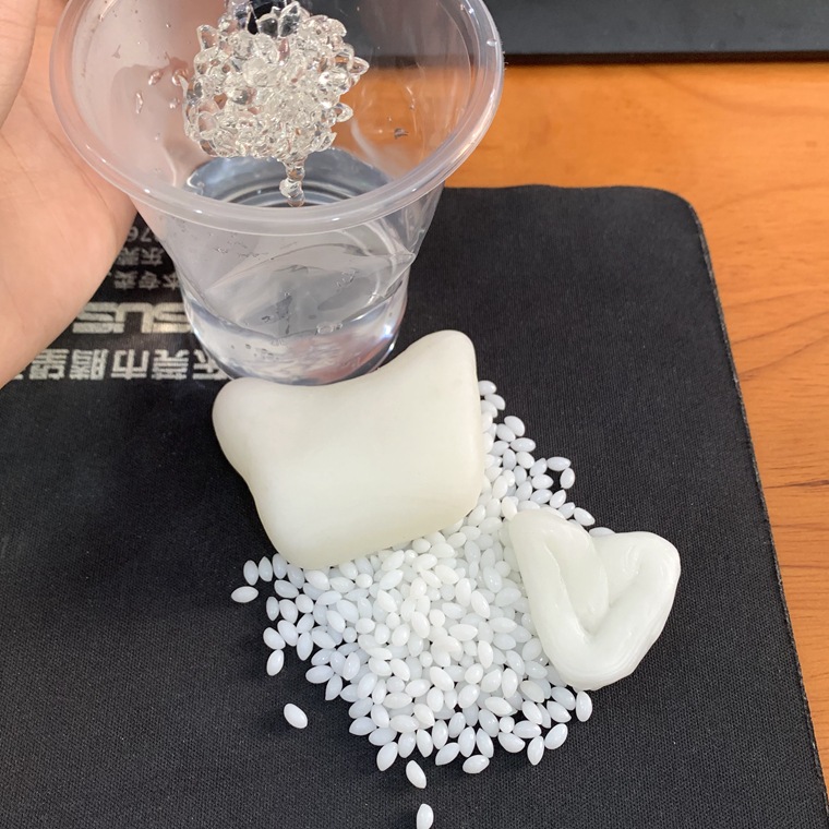 Бесплатная смола DIY пластиковая земля пластиковая кристаллическая грязь форма пластиковая модель термопластичная кристаллическая земля прозрачные частицы