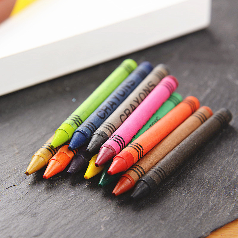 Factory supply crayon color baby brush 6 color painting non-stick crayon washable children's crayon wholesale