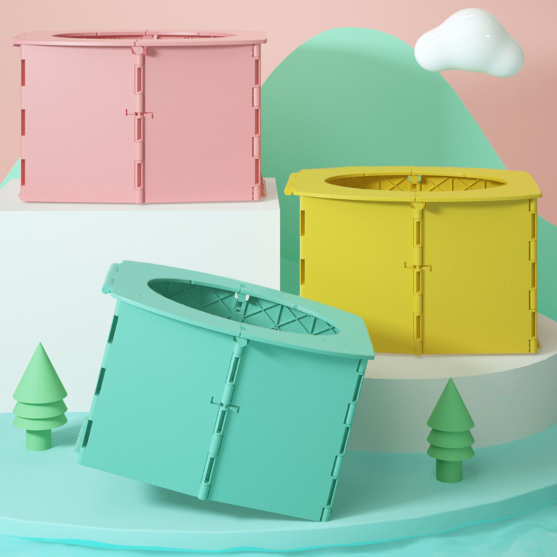 Children's Car Foldableing Toilet, Portable Toilet, Baby Toilet, Infant and Toddler Comfortable Toilet Wholesale
