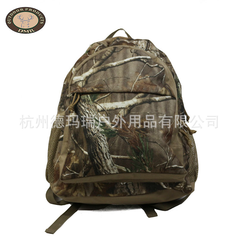 Short Brown Pattern Outdoor Backpack Pocket Multi-Generation Device Fishing Sports Bag Backpack Manufacturer