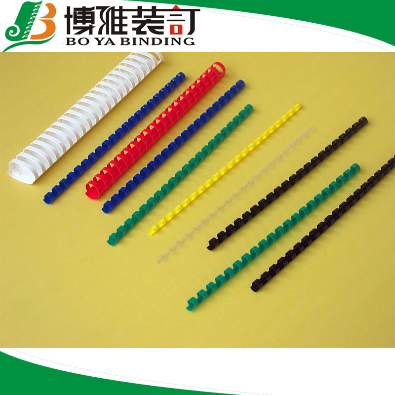 BOYA glue comb single coil exercise book loose-leaf PVC glue single coil calendar 21 buckle ring plastic rubber ring