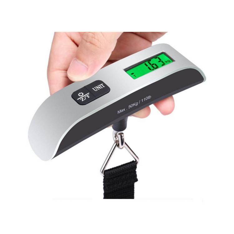 T-type portable scale factory direct sales 50kg/10g electronic hook scale luggage scale luggage scale portable express scale