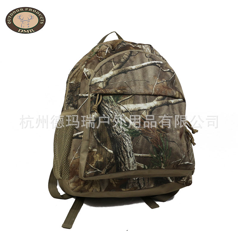Short Brown Pattern Outdoor Backpack Pocket Multi-Generation Device Fishing Sports Bag Backpack Manufacturer