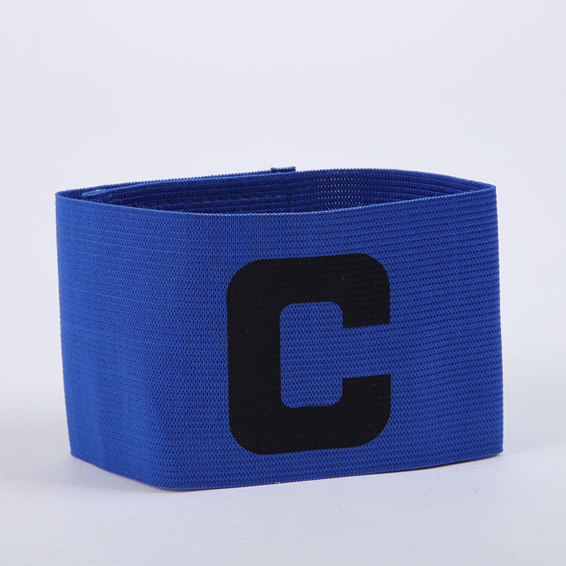 Captain armband football team long sleeve armband elastic paste wrap C- word label