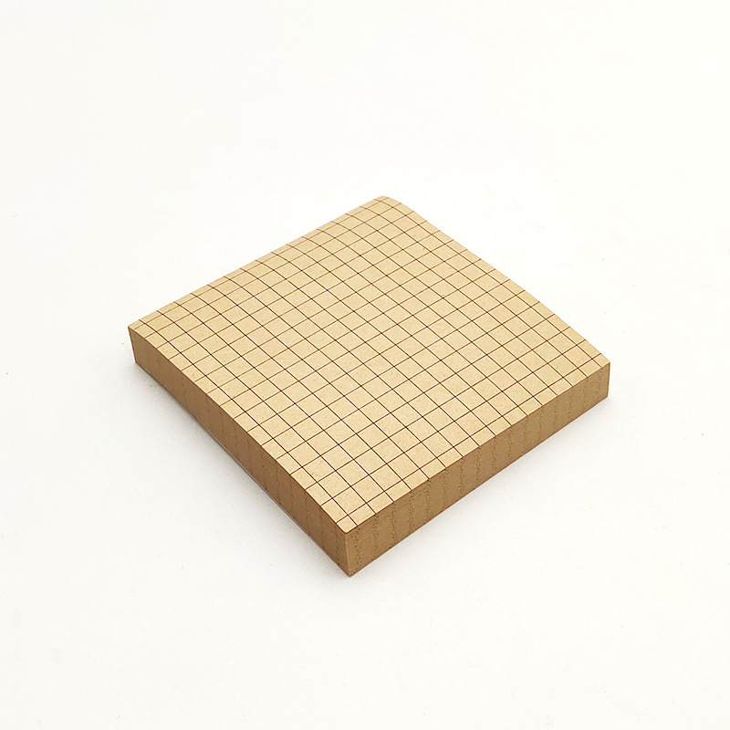 Brown Packing Paper Sticky Notes Horizontal Line Note Pad Can Be Peeled Off for Students with Sticky Notes N Times Sticky Notes Note Paper