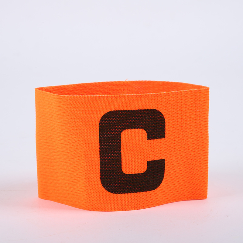 Captain armband football team long sleeve armband elastic paste wrap C- word label