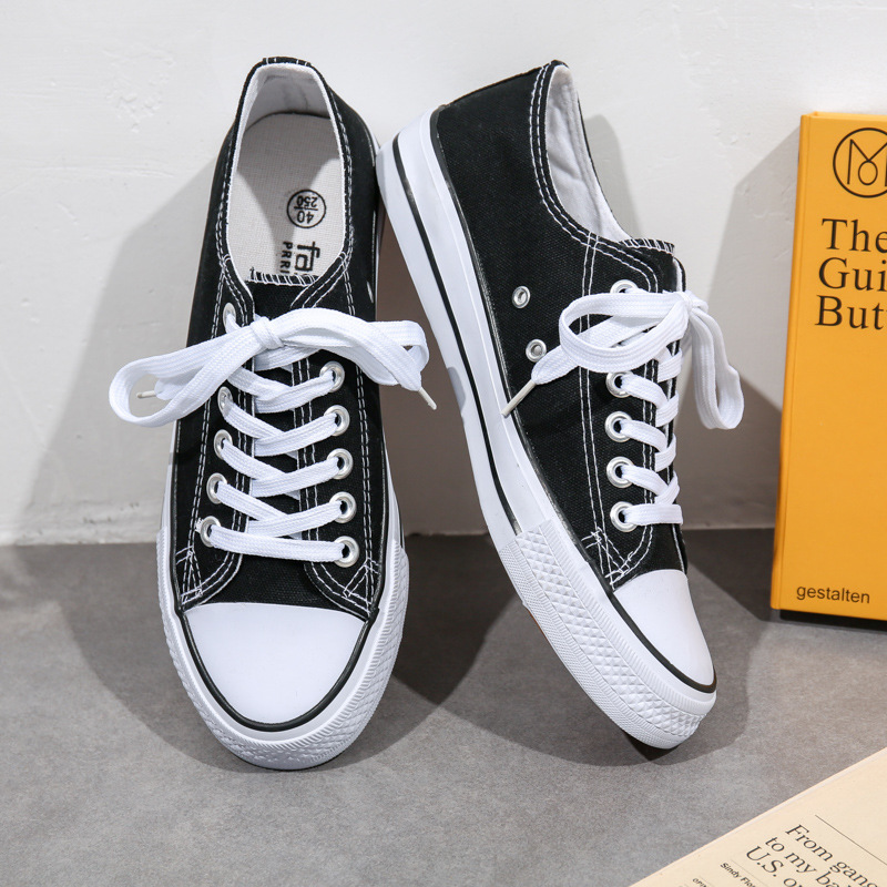 Низкие канвасные кроссовки для мужчин, стильные корейские повседневные кроссовки, новые обувь для студентов весна-осень
