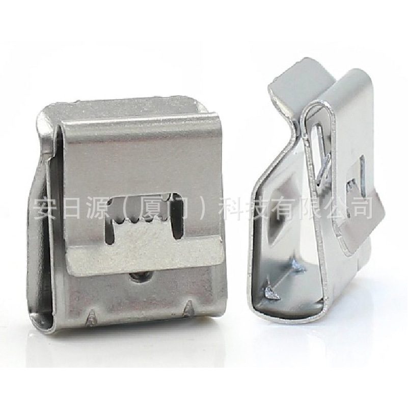 Source manufacturers Australian market standard stainless steel photovoltaic solar cable clip photovoltaic line card 2 lines 4 square