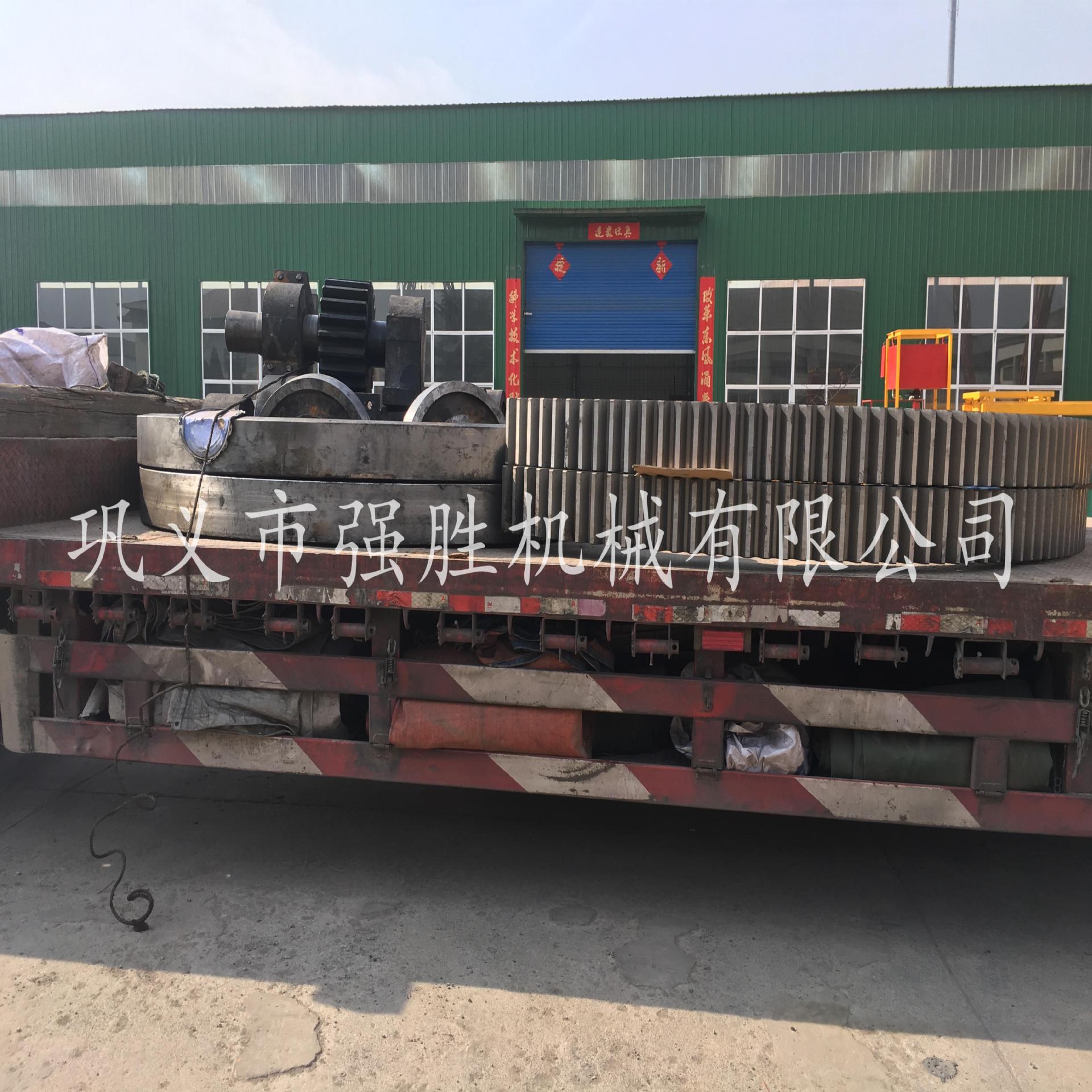 Gear Sprocket Pulley Qiansheng Production of Swing Kiln Wheel with Rolling Ring Support Wheel Retaining Wheel Etc. Complete Set of Accessories